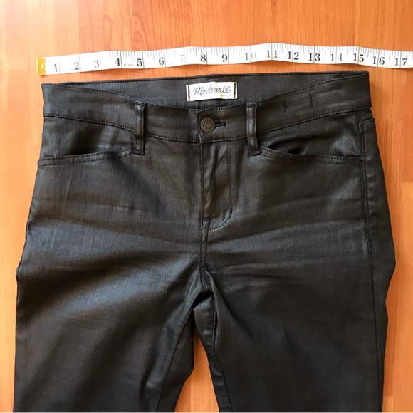 MADEWELL | Skinny Skinny Racetrack Moto Black Jeans Size 28 - Picture 10 of 15